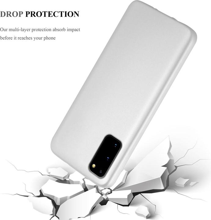 Productafbeelding Cadorabo TPU Matte Metallic hoes (Samsung Galaxy S20+)