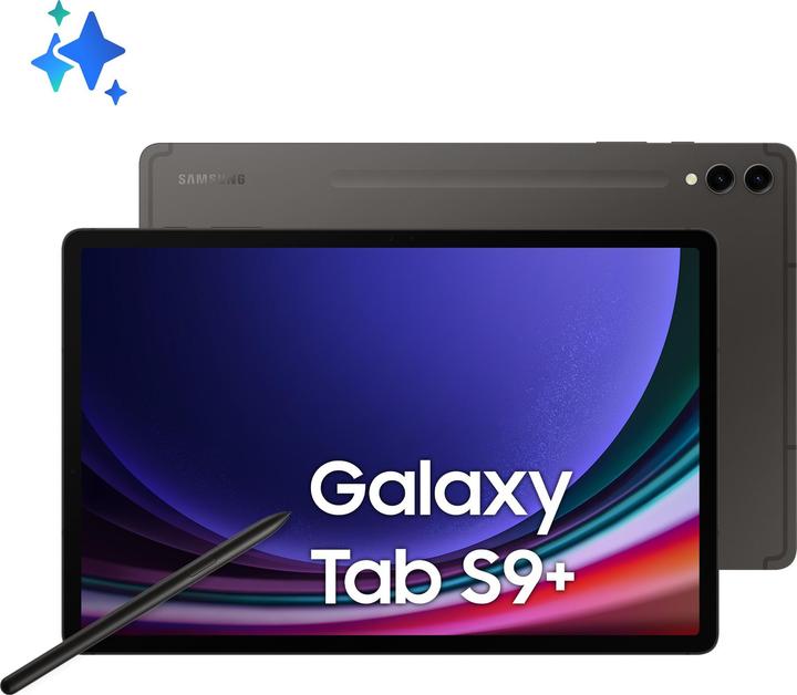 Image du produit Samsung Galaxy Tab S9+ (WLAN uniquement, 12.40", 512 Go, Gris graphite)