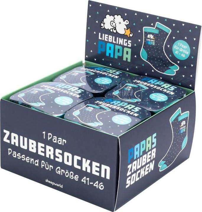 Produktbild Sheepworld Zaubersocken Motiv "Lieblingspapa" (Einzelpack, 40 - 46)