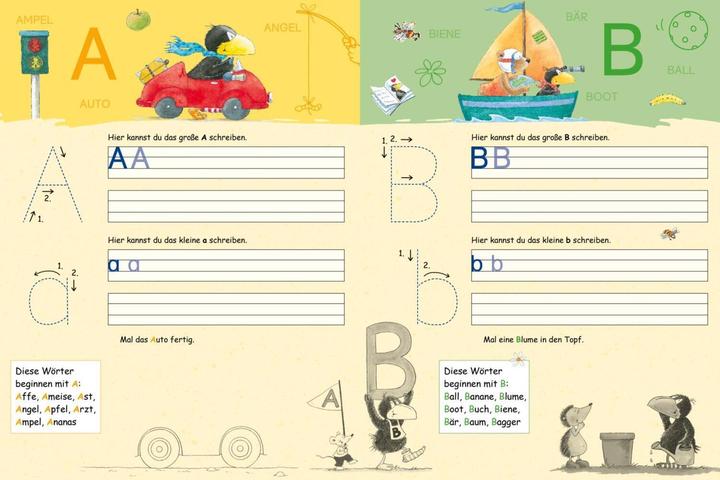 Produktbild Buchstaben schreiben mit dem kleinen Raben Socke (Deutsch, Annet Rudolph, 2017)