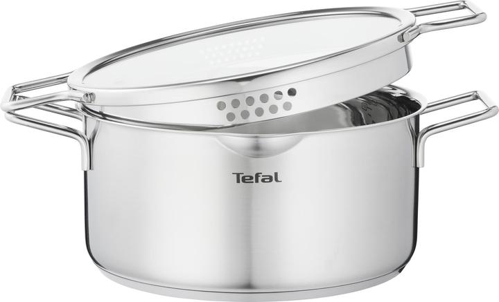 Actual product image Tefal Nordica cookware set, 6 pcs (24 cm, Pot, Stainless steel)