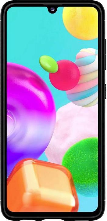 Actual product image Spigen Galaxy A41 Case Rugged Armor Matte Black