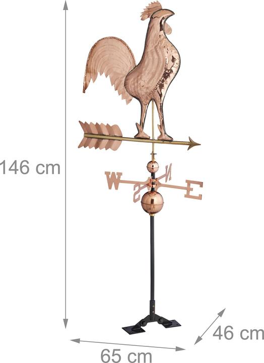 Actual product image Relaxdays Weathervane