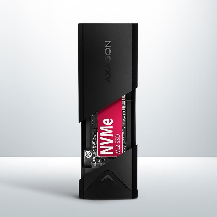 Produktbild Axagon Boitier externe USB 3.2 EEM2-UB2 - NVMe M.2 Type 2280 (Noir) (M.2 2280)