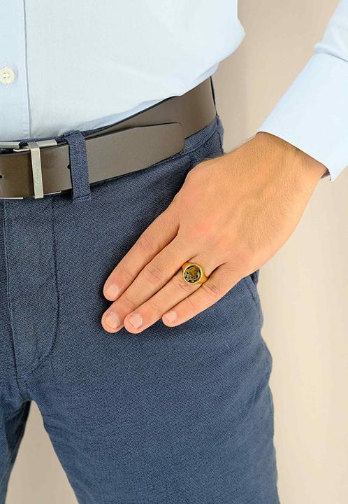 Actual product image Muau Coat of arms ring (60, 750/18 K Gold)