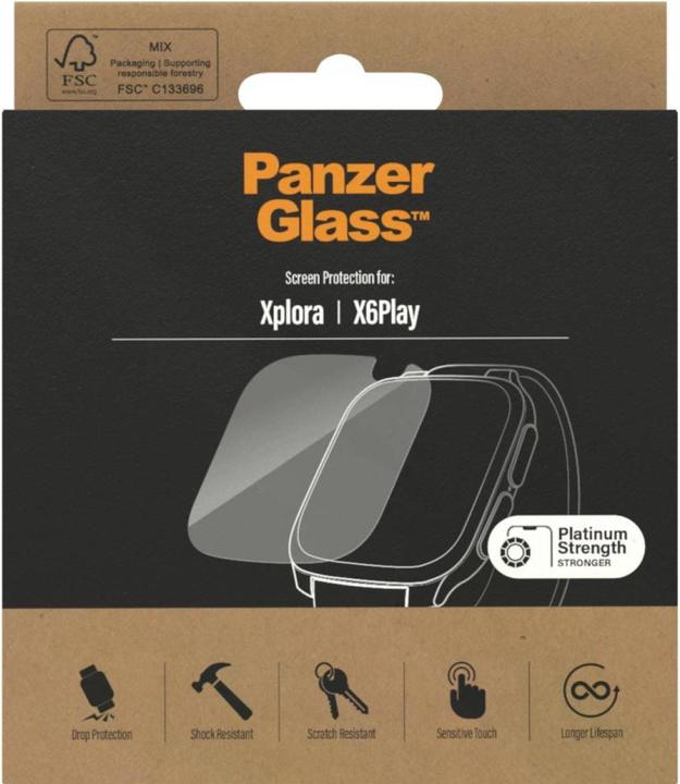 Actual product image PanzerGlass Xplora X6 Play screen protector