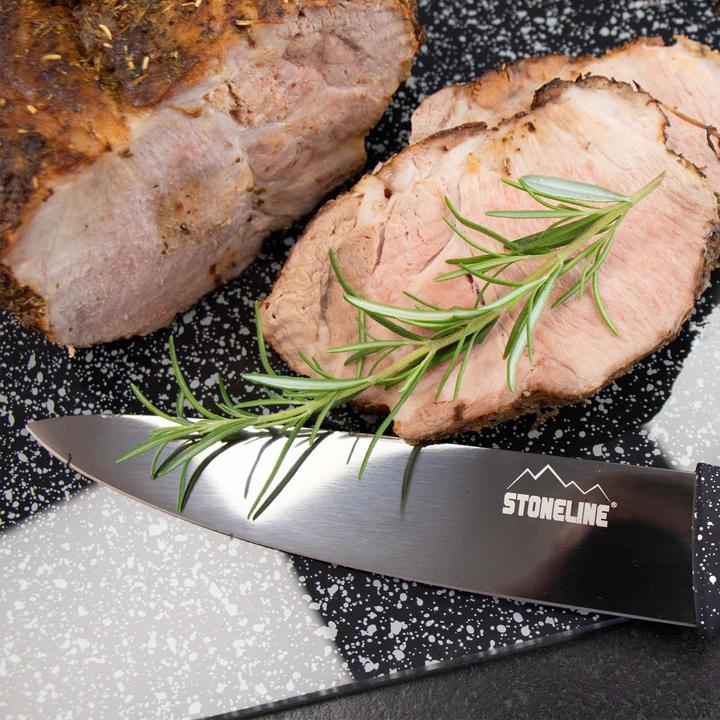 Actual product image Stoneline 5-piece knife set with block