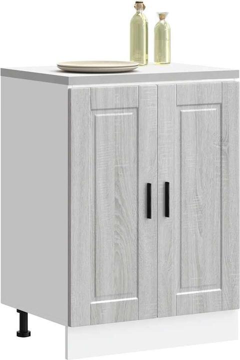 Actual product image VidaXL Kitchen base unit Porto Grey Sonoma wood-based kitchen cabinet