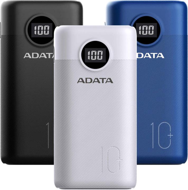 Immagine prodotto Adata P10000QCD (10000 mAh, 22.50 W, 37 Wh)