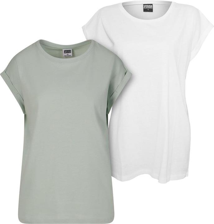 Immagine prodotto Urban Classics Maglietta a spalla estesa da donna 2 pezzi - 6524 (XS)