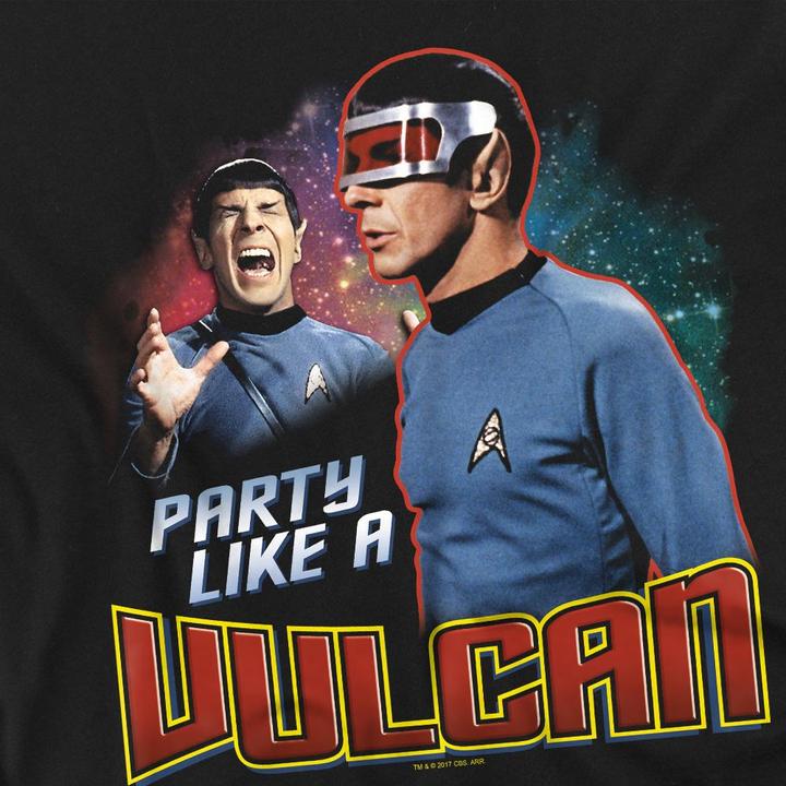 Actual product image Mens Party Like a Vulcan T-Shirt (M)