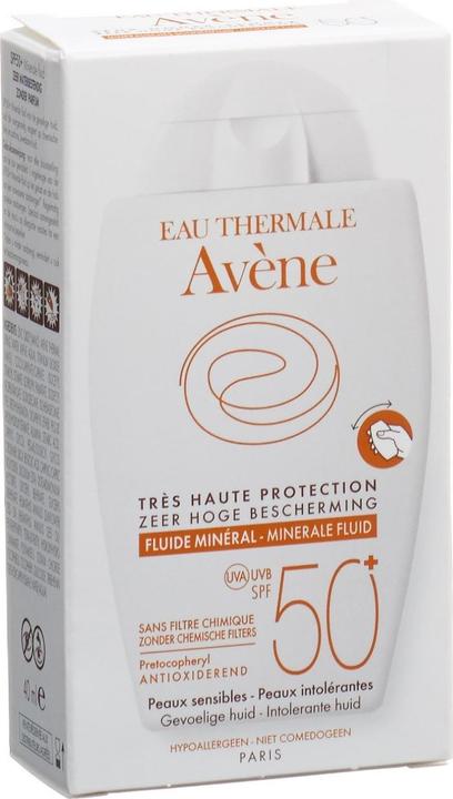Avène Sonnenfluid mineralisch SPF50+ (Sonnencreme, SPF 50+, 40 ml, 71 g)