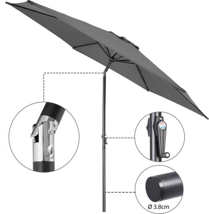 Produktbild Kingsleeve Sonnenschirm (3 m)
