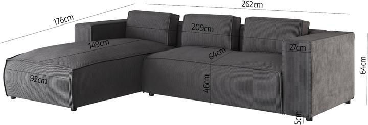 Actual product image Ropez Cloe (Corner sofa)