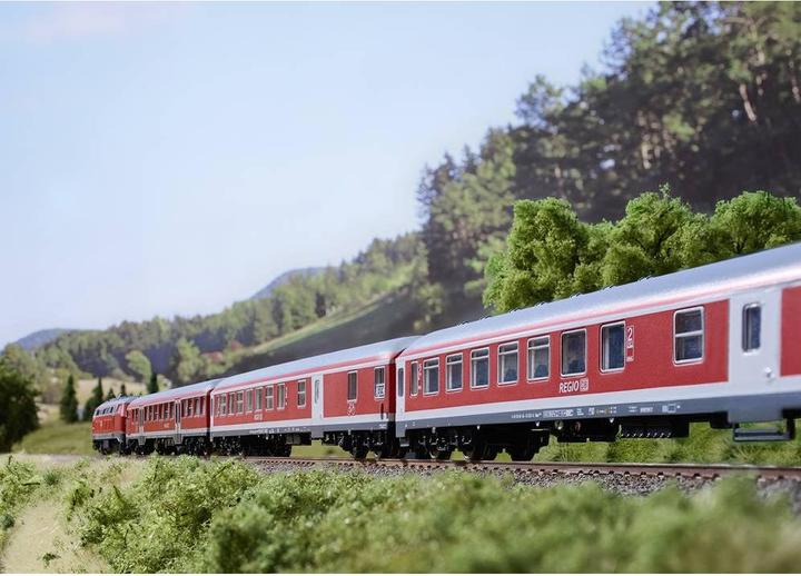 Image du produit MiniTrix 18258 N 2er-Set Personenwagen RE 7 Freizeitexpress Murgtäler der DB AG (Voie VI)