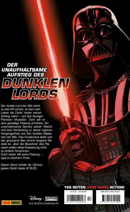 Immagine prodotto Panini Star Wars Comics - Darth Vader (Ein Comicabenteuer): Vaders Festung (Tedesco, Charles Soule, 2019)