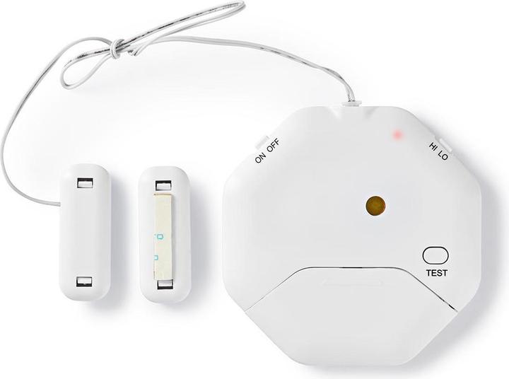 Immagine prodotto Nedis Allarme da porta a finestra alimentato a batteria 2X CR2032 85 dB Bianco