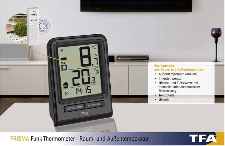 Image du produit TFA Thermomètre sans fil