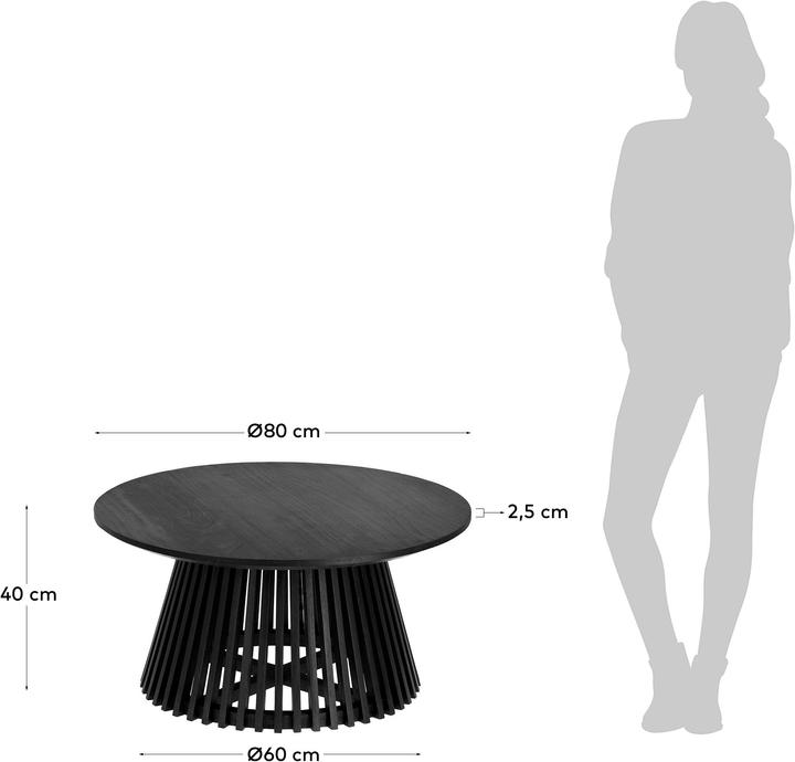 Actual product image Kave Home Jeanette (80 x 80 x 40 cm)
