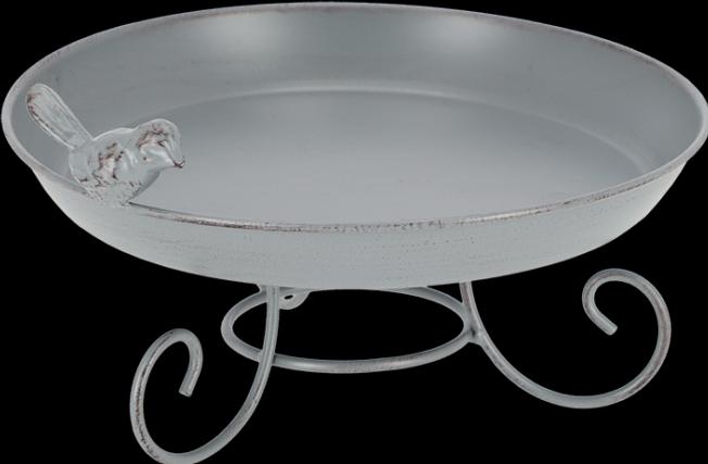 Image du produit Esschert Design Grey Métal Mangeoire pour oiseaux sur pied