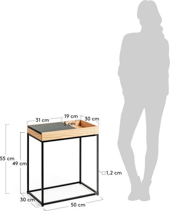 Actual product image Kave Home Detail (30 x 30 x 55 cm)
