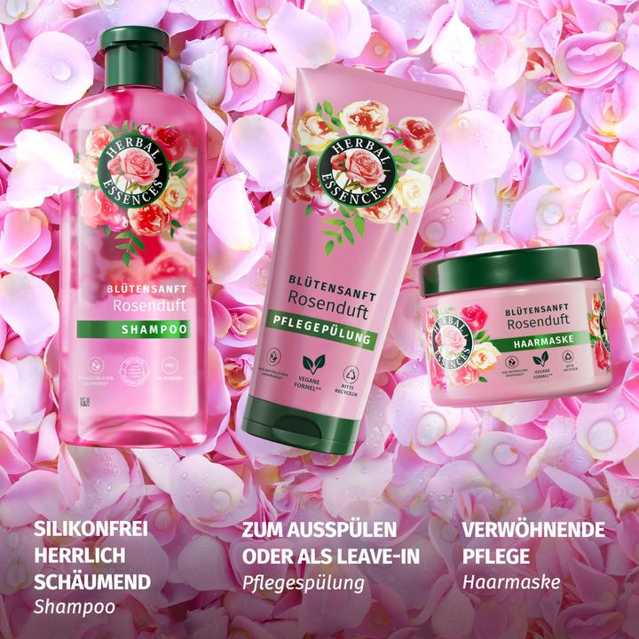 Image du produit Herbal Essences Doux comme une fleur avec un parfum de rose (250 ml)