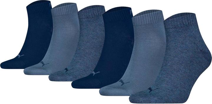 Actual product image Puma Socken Sportlich Stretch Quarter Plain ECOM 6P (pack of 6, 47 - 49)
