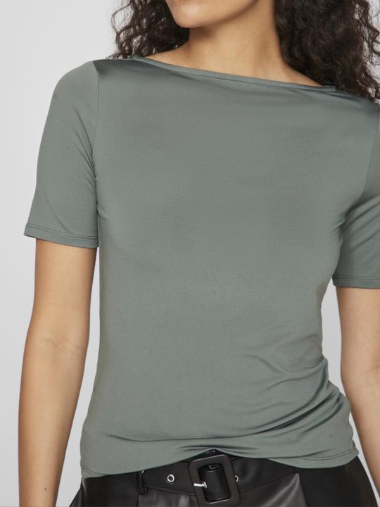 Actual product image Vila Boat-neck top with short sleeves (S)