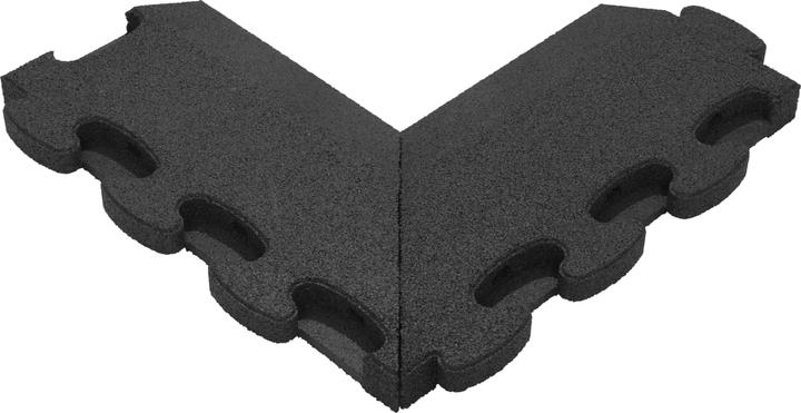 Produktbild Gum-Tech Negatives Eckstück Abgeschrägt für Fallschutzplatten (55 x 25 cm)