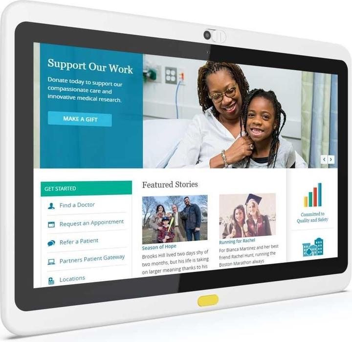 Image du produit Allnet Medical PoE Tablet 15 pouces avec RK3568 Android 11 4GB/16GB (WLAN uniquement, 15", 16 Go, Blanc)