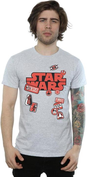 Produktbild Star Wars The Last Jedi Badges TShirt (M)