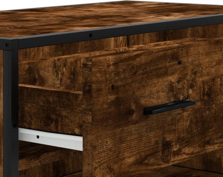 Image du produit VidaXL Armoire à chaussures Étagère à chaussures Rangement pour chaussures Chêne fumé