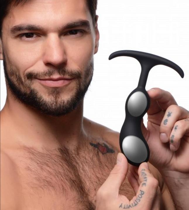 Image du produit Heavy Hitters Premium Silicone Weighted Prostate Plug - Medium