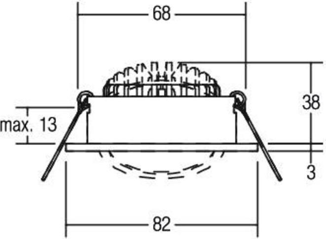 Produktbild Brumberg LED-Deckenspot (740 lm)