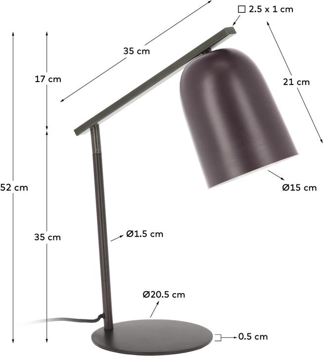 Actual product image Kave Home Kadia (E27)