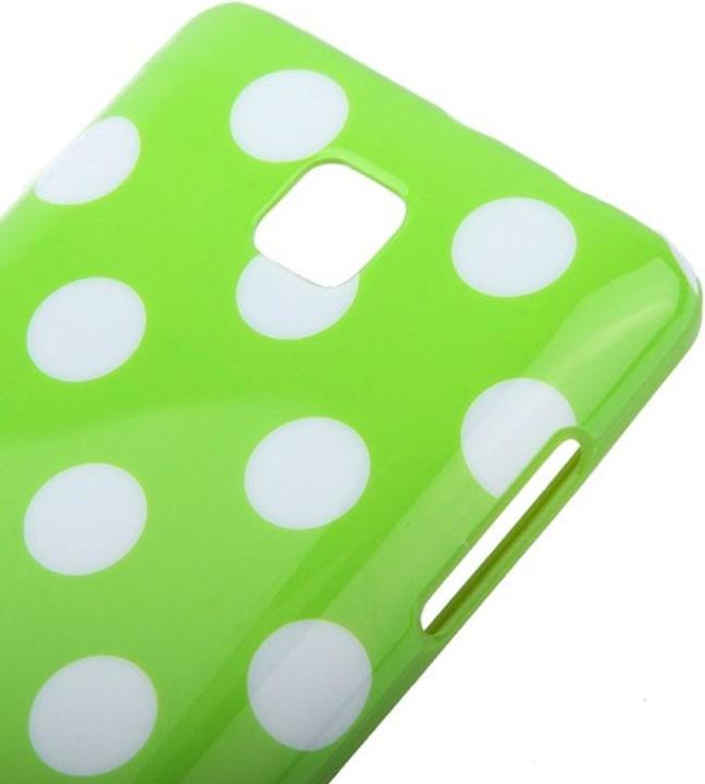 Produktbild König Design Schutzhülle TPU Punkte Case für Handy LG Optimus L3 II / E430 (Optimus L3)