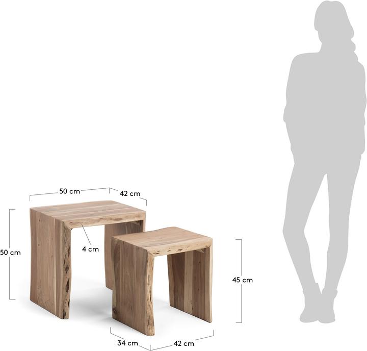 Actual product image Kave Home Zuleika (50 x 42 x 50 cm)