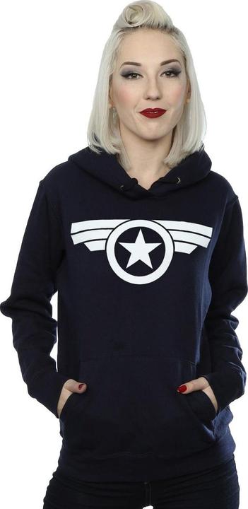 Image du produit - Sweat à capuche CAPTAIN AMERICA SUPER SOLDIER - Femme (L)