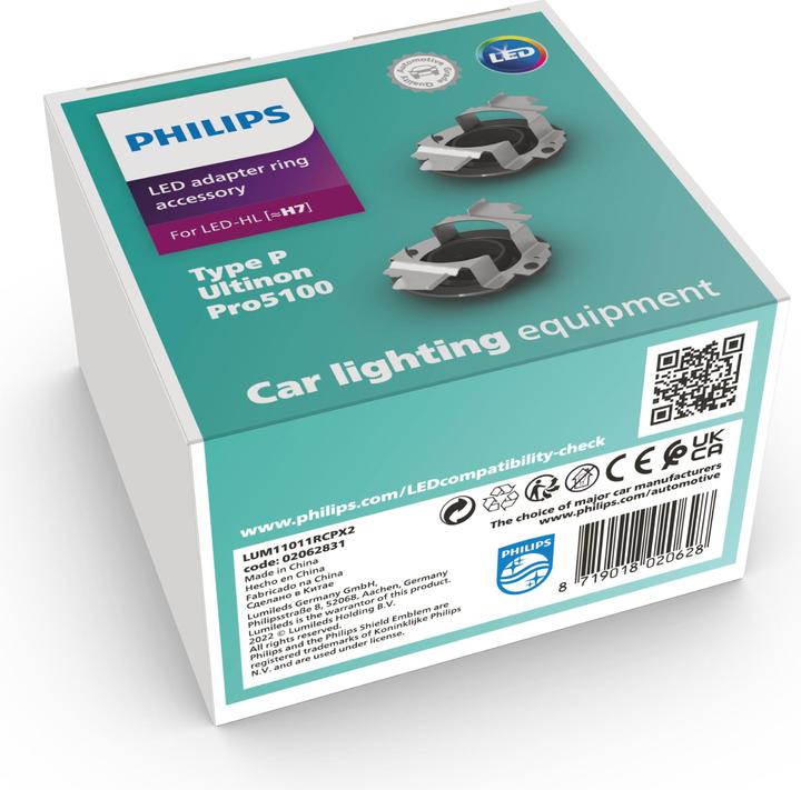 Image du produit Philips Accessories for LED upgrade LUM11011RCPX2 Anneau de connexion de type RCP