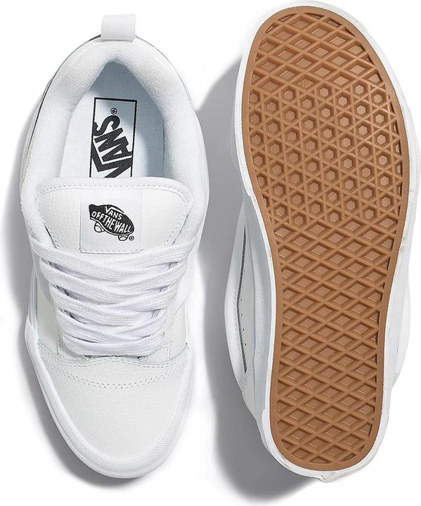 Actual product image Vans Knu Skool LEATHER TRUE WHITE (37)