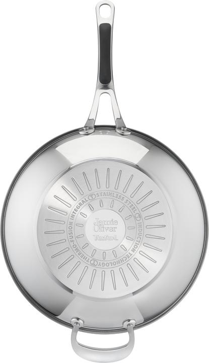 Actual product image Tefal Jamie Oliver Cook's Classic (30 cm, Wok, Stainless steel)