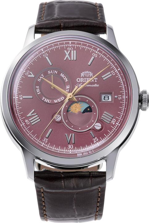 Orient Classic Bambino Sun & Moon - RA-AK0807R (Analoguhr, 41 mm)