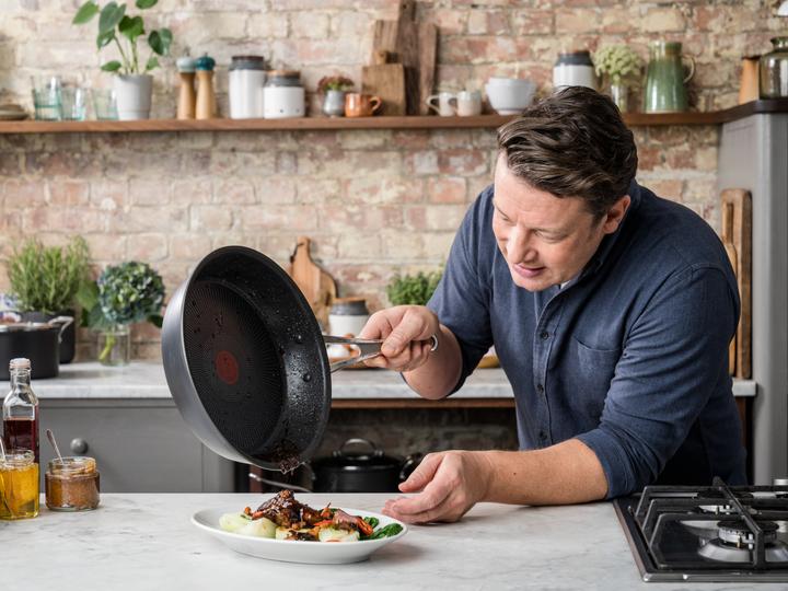 Actual product image Tefal Jamie Oliver Cook's Classic (30 cm, Wok, Stainless steel)