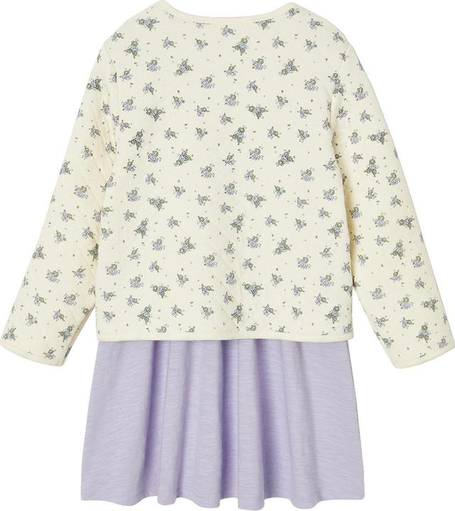 Produktbild Vertbaudet Mädchen-Set: Geblümte Jacke mit Steppnähten & Kleid (116)