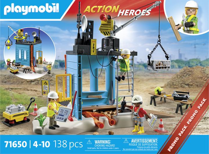 Actual product image Playmobil Building site (71650, Playmobil Action Heroes)