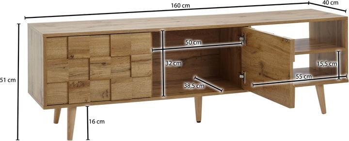 Produktbild FineBuy Kiri (160 x 40 x 51 cm)