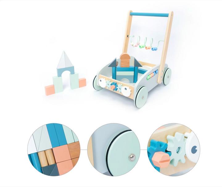 Actual product image UMU Wooden Baby Walker 5 in 1