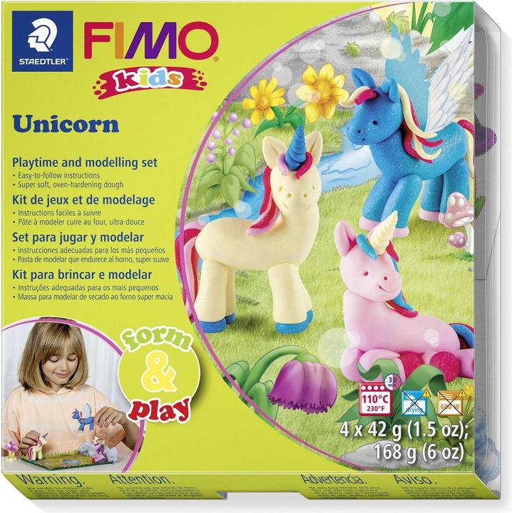 Actual product image Fimo - Kids Form & Play Set - Unicorn (8034 19 LZ)
