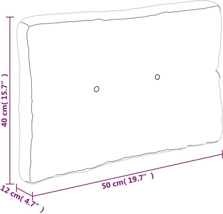 Produktbild VidaXL 10-tlg. Garten-Lounge-Set mit Kissen (50 x 40 x 12 cm)