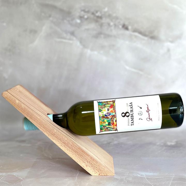 Immagine prodotto Natura Punto Portabottiglie angolare in legno di faggio (Portabottiglie da vino)